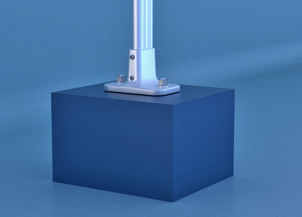 garde corps aluminium technique platine h olykit