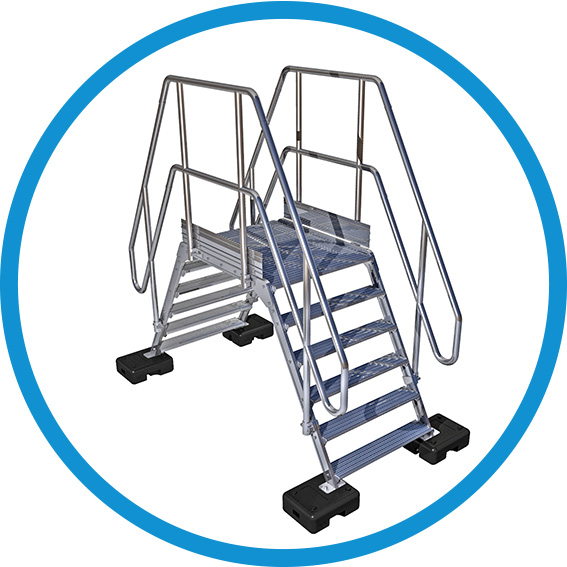 saut de loup aluminium ladderstab visu