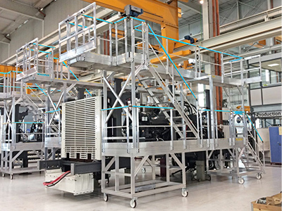 plateforme mobile sur mesure aluminium acbi
