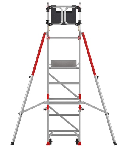 plateforme individuelle roulante réglable en hauteur dos