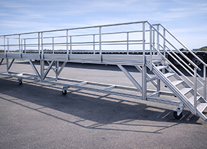 quai de chargement mobile aluminium 9m