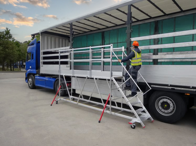 quai de chargement mobile en aluminium classic 3m