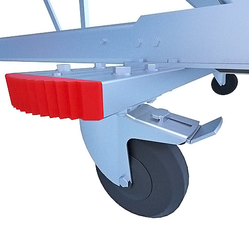 roue pivotante quai de chargement mobile