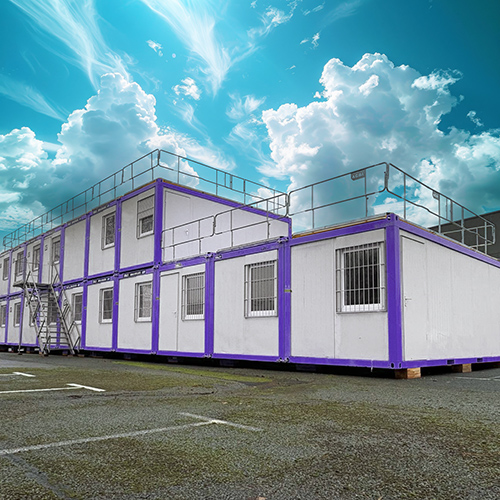 protection toiture module violet