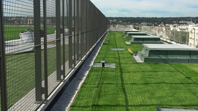 départ ligne de vie acbi toiture végétale