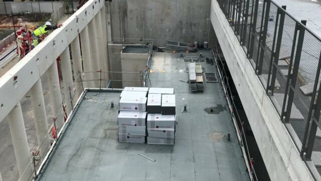 terrasses ligne de vie support béton