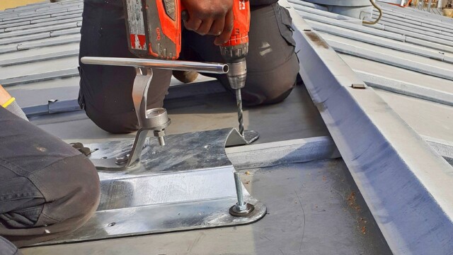 ligne de vie zinc acbi installation platine