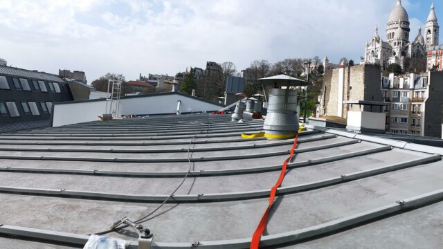 ligne de vie zinc acbi installation