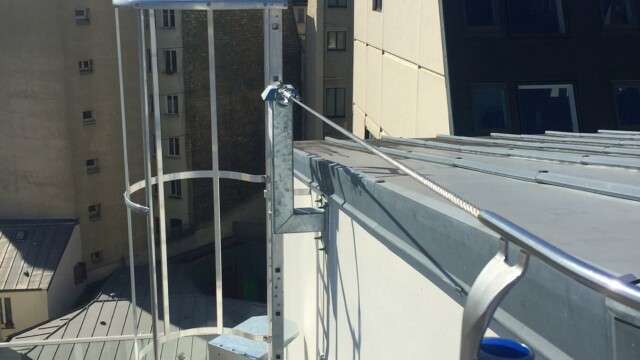 ligne de vie zinc acbi sortie echelle