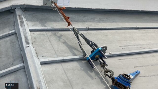 ligne de vie zinc acbi test platine murale