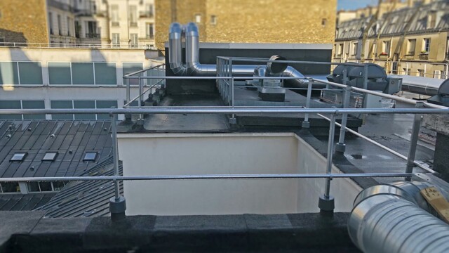 garde-corps alu plat h étanche